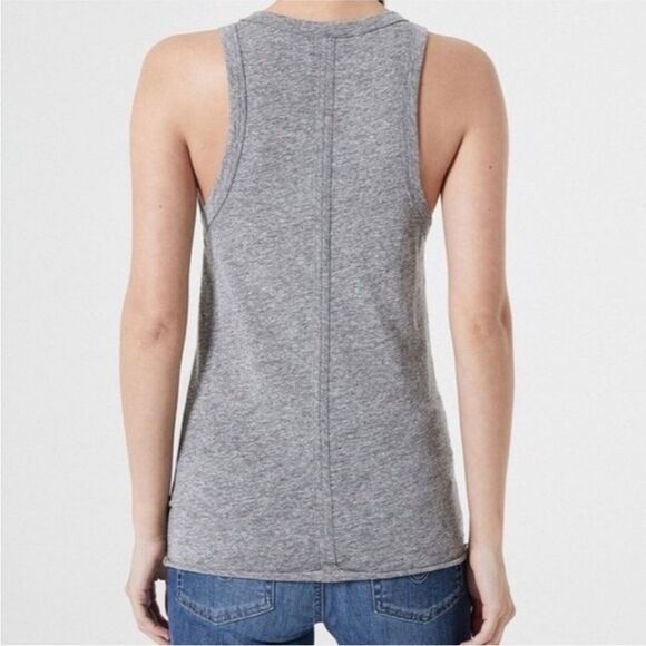AG Adriano Goldsmied Lexi Tank in Speckled Heather Grey Size Small - Picture 2 of 7